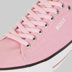 Boss Men's Pink Tenn Canvas Trainers