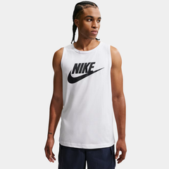 Nike Men's Sportswear Futura Logo Tank Top - White/Black