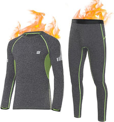 Thermal Underwear Set for Men – Cozy Breathable Long Johns Base Layer for Winter Sports