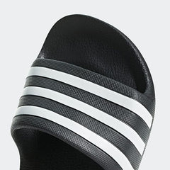 Adidas Adilette Aqua Slides for Kids – Core Black/Cloud White, UK 2