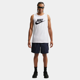 Nike Men's Sportswear Futura Logo Tank Top - White/Black