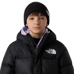 The North Face Logo Box Cuffed Recycled Kids Beanie