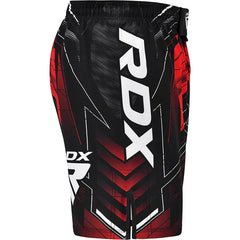 RDX IMMAF Approved MMA Fight & Training Shorts – Red