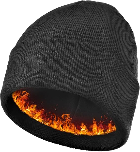 Keains Unisex Knit Beanie Winter Warm Cuffed Hat