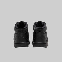 Nike Court Vision Mid Triple Black Shoes