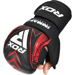 RDX IMMAF Approved Shooter Grappling Gloves – Red