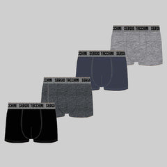 Sergio Tacchini 4-Pack Boxer Shorts for Men