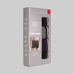 Ted Baker Herren 4er-Pack Premium-Baumwoll-Stretch-Boxershorts