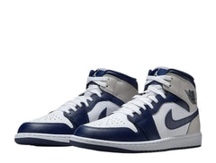 Nike Air Jordan 1 Mid Herrenschuhe – Weiß