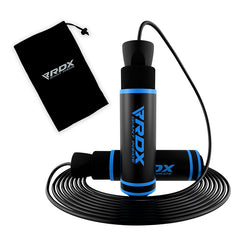 RDX SR Adjustable 10.3ft Non-Slip Memory Foam Soft Handles Skipping Rope