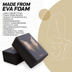 RDX D12 High Density EVA Foam Yoga Block Non-Slip Brick