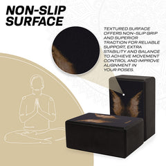 RDX D12 High Density EVA Foam Yoga Block Non-Slip Brick