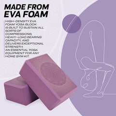 RDX D15 High Density EVA Foam Yoga Block Non-Slip Brick