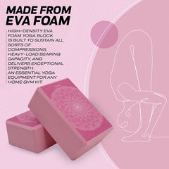 RDX D17 High Density EVA Foam Yoga Block Non-Slip Brick