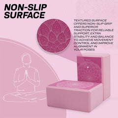 RDX D17 High Density EVA Foam Yoga Block Non-Slip Brick