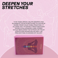 RDX D2 High Density EVA Foam Yoga Blocks Non-Slip Brick