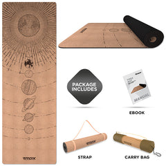 RDX D4 6mm Cork Yoga Mat