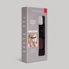 Ted Baker Men’s 4 Pack Premium Cotton Stretch Boxer