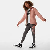 The North Face Girls' Cotton Blend Leggings – Grey