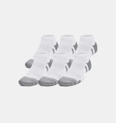 UA Tech Unisex Low Cut Socks (6-Pack) – White