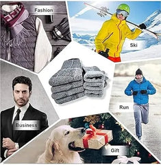 Men’s Merino Wool Thermal Socks (6-Pack)