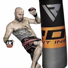 RDX F12 4ft / 5ft 8-in-1 Heavy Boxing Punch Bag & Mitts Set
