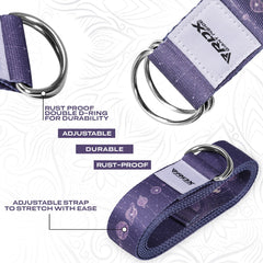 RDX F19 D-Ring Steel Buckle Cotton Yoga Strap