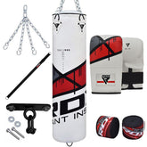 RDX F7 Ego 8-in-1 Boxing Punch Bag & Mitts Set