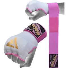 RDX IS Women Gel Padded Wrist Strap Inner Gloves Pink / White OEKO-TEX® Standard 100 certified