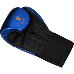 RDX J13 KIDS 8oz Blue Boxing Gloves & Pads Set