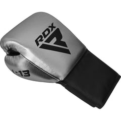 RDX J13 KIDS 8oz SILVER Boxing Gloves & Pads Set
