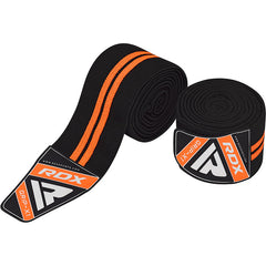 RDX K3 Elasticated Orange Knee Wraps OEKO-TEX® Standard 100 certified
