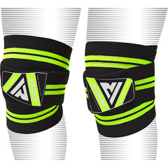 RDX K3G Elasticated Green Knee Wraps OEKO-TEX® Standard 100 certified