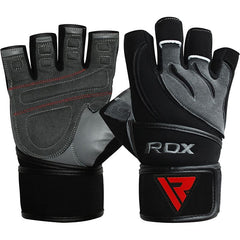 RDX L4 Deepoq Leather Gym Gloves
