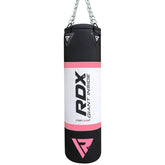RDX X4 4ft 4-in-1 Punch Bag with Gloves & Ceiling Hook Set