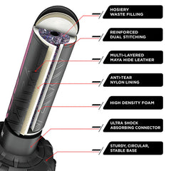 RDX F6 6ft Kara Free Standing Punch Bag with Mitts