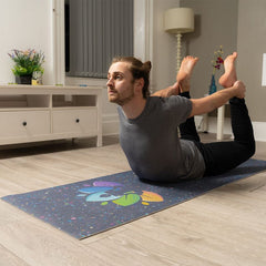 RDX D1 Iris 6mm PVC Yoga Mat Midnight Lotus