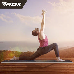 RDX D6 Iris 6mm PVC Yoga Mat Solar Brown
