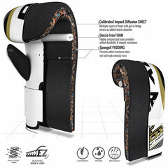 RDX GL Golden Boxing Bag Gloves