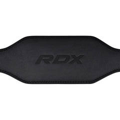 RDX 4-Inch Full Black Leather Belt