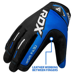 RDX F43 Full Finger Heavy Weightlifting Gym Gloves
