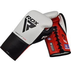 RDX C2 Fight Lace Up Leather Boxing Gloves BBBOFC/BIBA/WBF/NYAC /NEVADA APPROVED