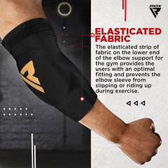 RDX HY CE Certified Padded Elbow Sleeve for Muay Thai & MMA Workout OEKO-TEX® Standard 100 certified