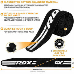 RDX K2 Compression Knee Wraps