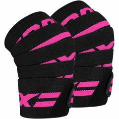 RDX Black Knee Wraps