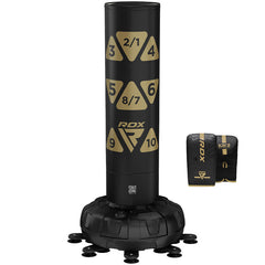 RDX KT Ronin 6ft Free Standing Target Punch Bags With Mitts Set