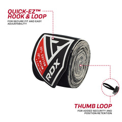 RDX RC 4.5m Pro Hand Wraps Tape for Boxing, MMA & Muay Thai Elasticated
