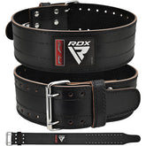 RDX RD1 4-Inch Leather Powerlifting Gym Belt