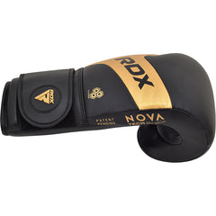 RDX T13 Boxing Gloves & Focus Pads Golden / Black