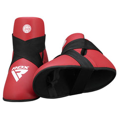 RDX T1 WAKO Foot Protector Red